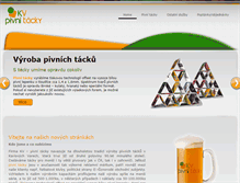 Tablet Screenshot of kv-pivnitacky.cz